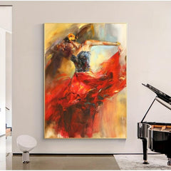 Beauty Dance Actor Art Canvas Painting Retro Character Poster Wall Art