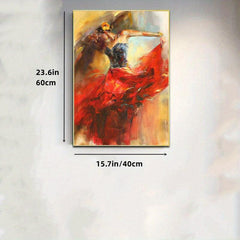 Beauty Dance Actor Art Canvas Painting Retro Character Poster Wall Art