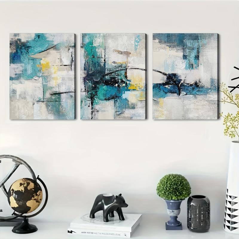 3pcs Framed Art Prints for Living Room & Bedroom Decor
