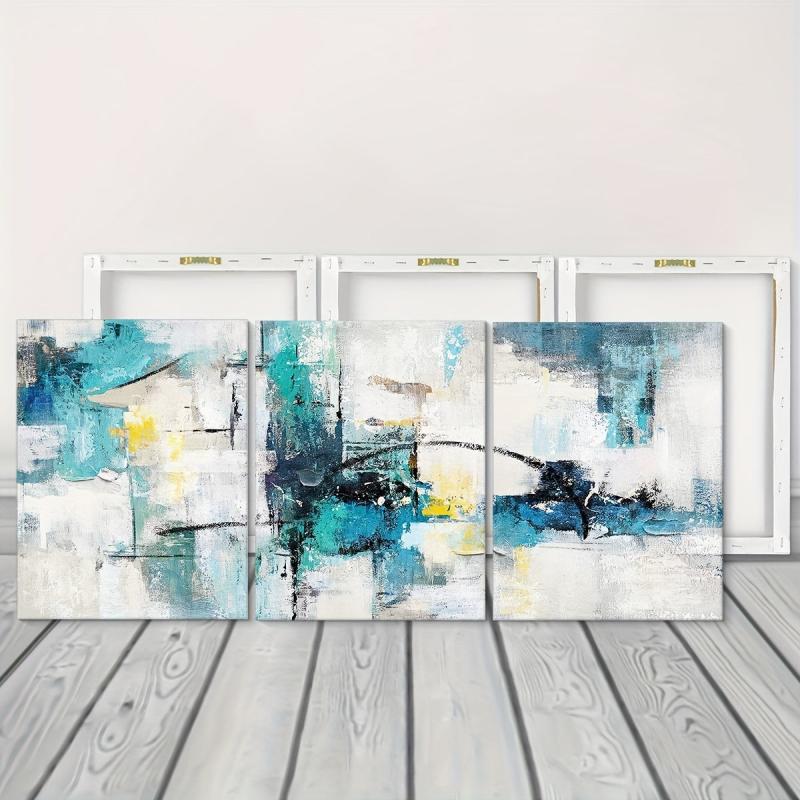 3pcs Framed Art Prints for Living Room & Bedroom Decor