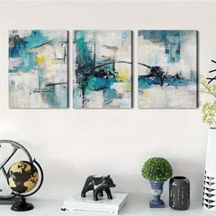 3pcs Framed Art Prints for Living Room & Bedroom Decor