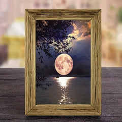 DIY Diamond Painting Lakeside Moon Landscape Art Home Decor