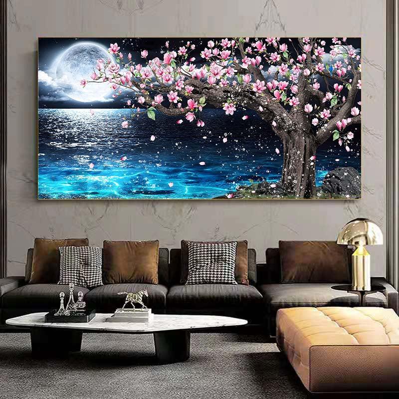 Canvas Poster Modern Art Landscape Poster And Prints Seaside Scenery Wall Art