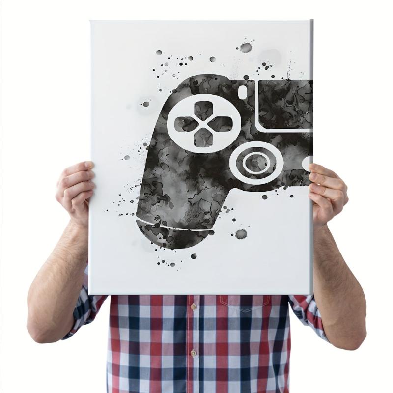 2pcs Modern Style Game Controller Art Office Wall Decoration Painting