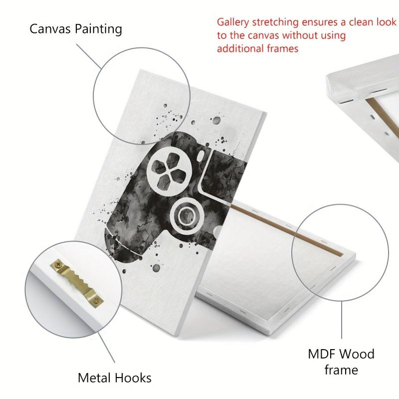 2pcs Modern Style Game Controller Art Office Wall Decoration Painting