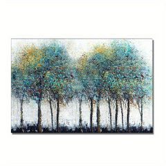 Colorful Tree Painting Abstract Art Canvas Wall Art