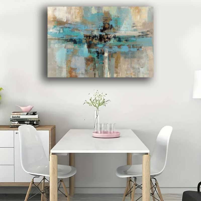 Canvas Poster Modern Art Minimalist Sunset Scenery Abstract Mural Gift