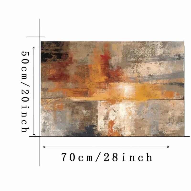 Canvas Poster Modern Art Minimalist Sunset Scenery Abstract Mural Gift