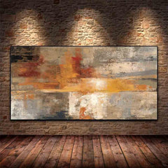 Canvas Poster Modern Art Minimalist Sunset Scenery Abstract Mural Gift