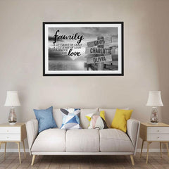 Family Love Canvas Painting