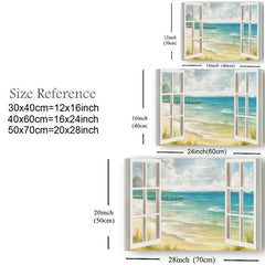 Seaside Landscape Canvas Poster for Home Decor