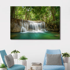 Large Waterfalls Landscape Art Wall Decor Canvas Prints