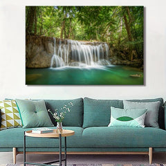 Large Waterfalls Landscape Art Wall Decor Canvas Prints