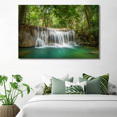Large Waterfalls Landscape Art Wall Decor Canvas Prints