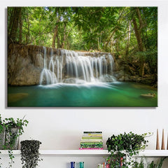 Large Waterfalls Landscape Art Wall Decor Canvas Prints