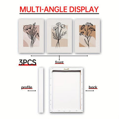 Bohemian Style Abstract Rectangular Art Canvas Print