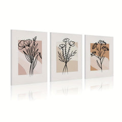 Bohemian Style Abstract Rectangular Art Canvas Print