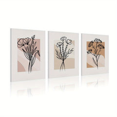 Bohemian Style Abstract Rectangular Art Canvas Print
