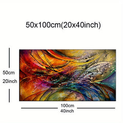 3D Creative Collision Splashing Ink Style Canvas Art Print Painting