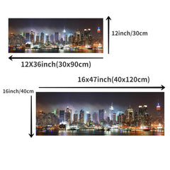 Los Angeles City Night Scene Canvas Painting