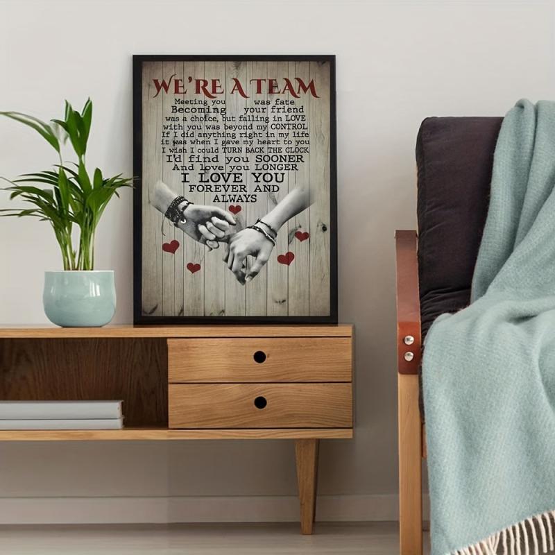 Canvas Poster We're A Team Meeting You Was Fate Poster