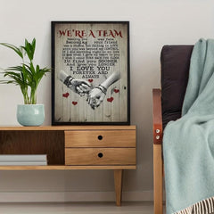 Canvas Poster We're A Team Meeting You Was Fate Poster