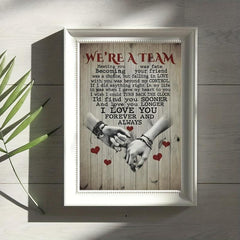 Canvas Poster We're A Team Meeting You Was Fate Poster