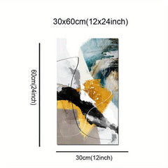 Abstract Yellow Canvas Art Poster Large Modern Minimalism Art Hanging Painting