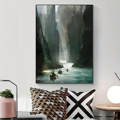 Canvas Poster Middle Earth Landscape Home Decor Travel Prints