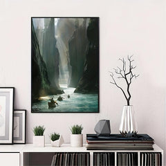Canvas Poster Middle Earth Landscape Home Decor Travel Prints