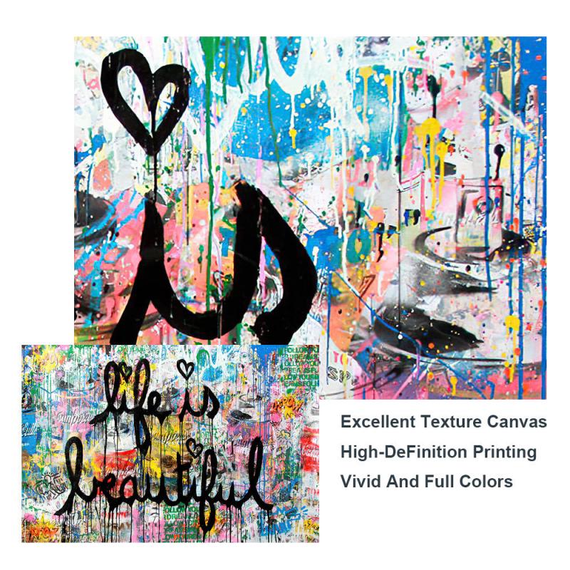Abstract Art Canvas Paintings Graffiti Painting On Canvas Wall Art