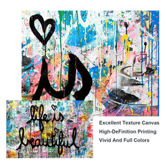 Abstract Art Canvas Paintings Graffiti Painting On Canvas Wall Art