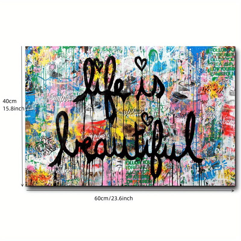 Abstract Art Canvas Paintings Graffiti Painting On Canvas Wall Art
