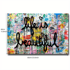 Abstract Art Canvas Paintings Graffiti Painting On Canvas Wall Art