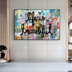 Abstract Art Canvas Paintings Graffiti Painting On Canvas Wall Art