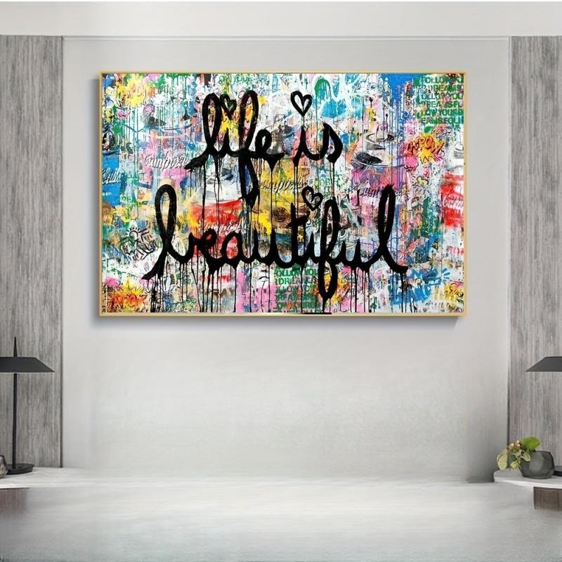 Abstract Art Canvas Paintings Graffiti Painting On Canvas Wall Art