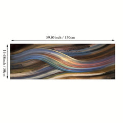 Abstract Rainbow Line Canvas Painting Wall Art