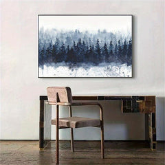 Large HD Forest Wall Art Canvas Poster for Home Decor