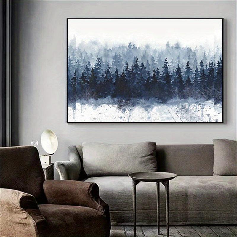 Large HD Forest Wall Art Canvas Poster for Home Decor