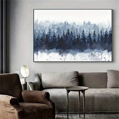Large HD Forest Wall Art Canvas Poster for Home Decor