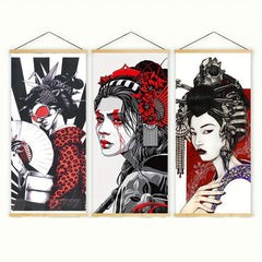 Japanese Style Wall Art Canvas Print Set for Home Decor