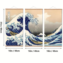 Japanese Style Wall Art Canvas Print Set for Home Decor