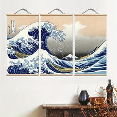 Japanese Style Wall Art Canvas Print Set for Home Decor