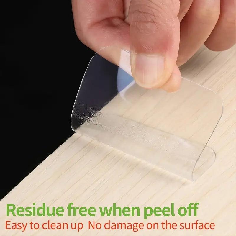 50pcs Double Sided Adhesive Tape for Hanging Pictures & Carpets