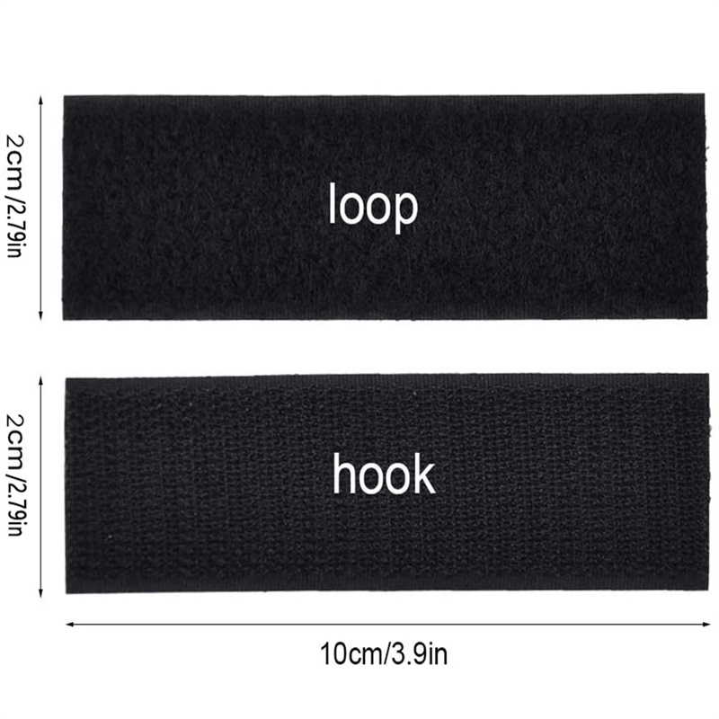 20pcs Self Adhesive Hook And Loop Strips Heavy Duty Fastener for Home or Office