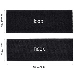20pcs Self Adhesive Hook And Loop Strips Heavy Duty Fastener for Home or Office