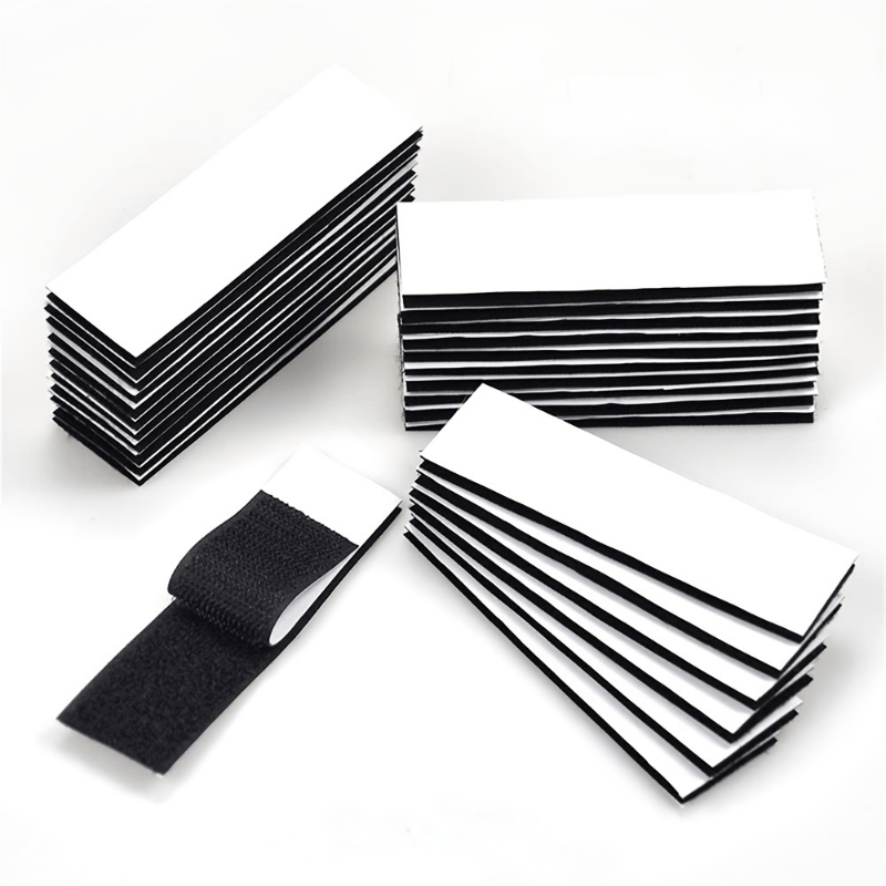 20pcs Self Adhesive Hook And Loop Strips Heavy Duty Fastener for Home or Office