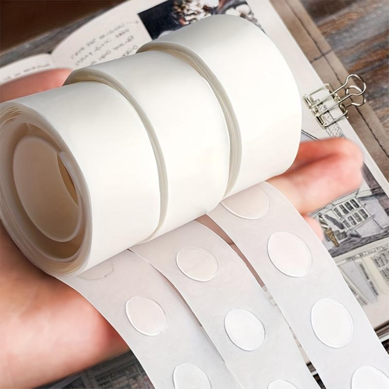 100pcs Transparent Double Sided Tape for Scrapbook Journal