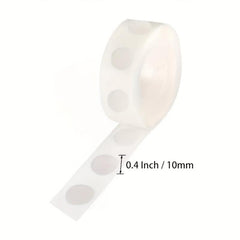 100pcs Transparent Double Sided Tape for Scrapbook Journal
