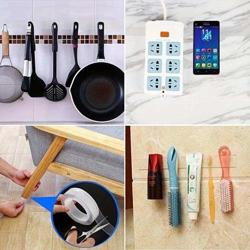 Strong Transparent Nano Tape Washable Reusable Double-sided Adhesive